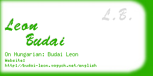 leon budai business card